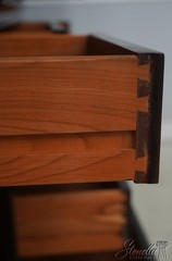 65746: STICKLEY Chippendale Style 4 Door Mahogany Breakfront