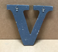 Decorative Salvaged Tin Ceiling 8″ Patchwork Mix Color Letter V Metal 248-26B