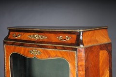 French Decorative Louis-Xv Cabinet IN Louis-Xv-Stil Signed Paris Um 1860