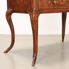 Antique 18th Cent. Walnut Desk Drawers Inlaid Drawers Original Italy Collectors