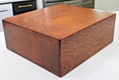 FINEST ANTIQUE TIGER OAK CARD CATALOG WOOD QUARTERSAWN LIBRARY CABINET BRASS