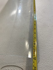 Replacement Glass Piece For Side Of Antique Curved Wooden Curio Cabinet