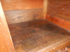 antique dry sink cabinet Dovetailed Sink w Folding Cover 1800’s