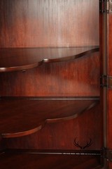 Statton Georgian Style Old Towne Cherry Corner Cabinet