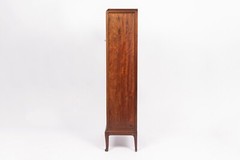 Art Nouveau Antique Inlaid Wooden Cabinet by Majorelle, France, Signed