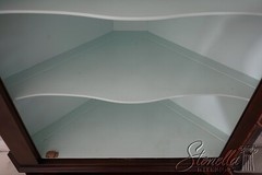 66203: HENKEL HARRIS Virginia Galleries Mahogany Corner Cabinet