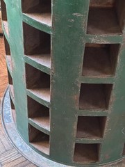 Antique Rotating Parts Cabinet, Sorting Cabinet, Revolving Countertop Display