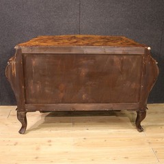 Venetian commode furniture wood 3 drawers antique style dresser 20th century