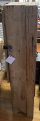 Primitive Country Style Hand Painted 1 Door Cupboard Cabinet W/ 2 Shelves