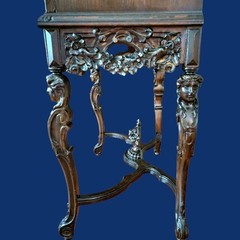 19century French Renaissance Wine Bar, Exquisite Walnut with Ornate Carvings
