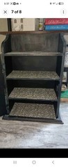 Vintage Primitive Farmhouse Spice Cabinet 19″×17″×7″ – Great Condition