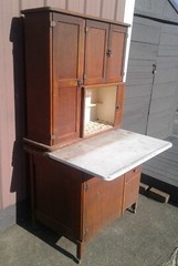 Antique Oak Tippecanoe Kitchen Cabinet Tipp City Ohio Rare Model 1920s
