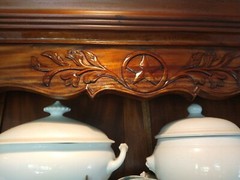 French Country Sideboard Cabinet Hutch