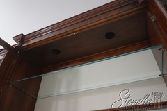 72383: JOHN WIDDICOMB Vintage Walnut Gothic Design Breakfront Display Bookcase
