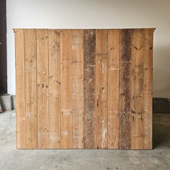 Antique English Pine Kitchen Dresser Hutch Cupboard Cabinet Farmhouse Victorian