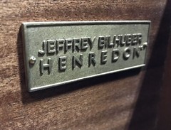 Jeffery Bilhuber For Henredon “Barclay Street” Bar Cabinet; Walnut & Nickel Trim