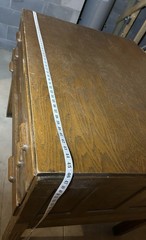 Antique Oak Architects flat file, Flat file, Map flat file
