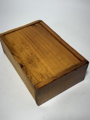 Vintage Wood Wall Candle Box Drawer Heart Cutout Primitive Country Decor Heart