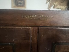 Wabash Cabinet Co Vintage Index Card Filing Cabinet