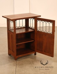 Stickley Mission Collection Roycroft Oak Chafing Cabinet