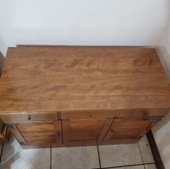 Ethan Allen Nutmeg Maple Wood Vintage Custom Cabinet Dresser Storage Shelf Doors
