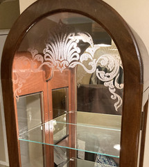 *Local Only* Vintage PHILIP REINISCH Curio Cabinet 72″ x 18″ Bright BEAUTIFUL!