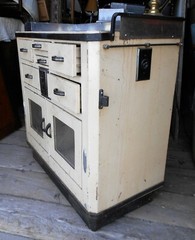 VINTAGE ART DECO METAL INDUSTRIAL MEDICAL HOSPITAL CABINET shipping available