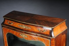 French Decorative Louis-Xv Cabinet IN Louis-Xv-Stil Signed Paris Um 1860
