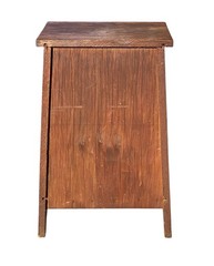 Antique Arts & Crafts / Mission Oak Smoking Cabinet / Liquor Cabinet End Table