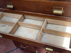 Yawman & Erbe Co Victorian Antique Oak Cabinet — Rare & Beautiful