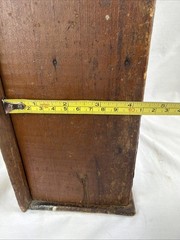 Antique Early Country Primitive Wood 8 Drawer Spice Drawer Cabinet 16” High