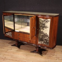 Italian bar cabinet sideboard modern design Fratelli Rigamonti Desio Milan 900