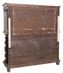 Antique Dressoir, Cupboard, Fren Ren Revival, Carved, Urns, Pinard, Early 1800s