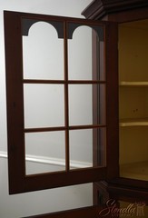 L67808: Hand Crafted Primitive Pine Country Corner China Cabinet