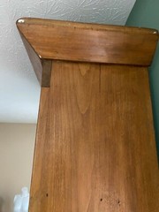 Antique Pine Hutch Cupboard Primitive Cabinet 85 x 48 Two Pieces