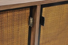 Vintage Mid Century Modern Laminate Formica Case 72″ Credenza Cabinet Buffet