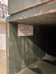 Antique 2 Drawer Globe Wernicke Card Index Cabinet Catalog File Wood W-15-246