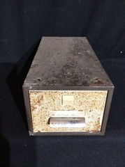Vintage Myers Metal Index Draw/Filing Cabinet