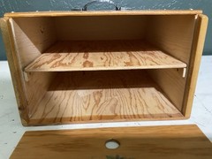 Handmade, Wooden Kitchen Counter Top, Portable Pie Safe With Shelves