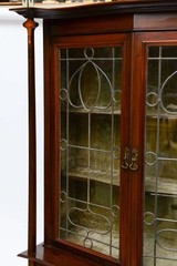 Exquisite Antique Art Nouveau Marquetry Cabinet Iconic Galle Style -Provenance