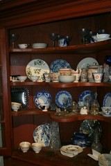ANTIQUE CORNER CUPBOARD