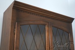 73492: ETHAN ALLEN Maple 2 Door China Cabinet