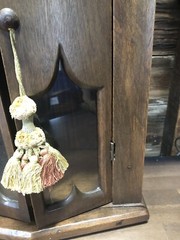 Vintage Antique Wall Display/Spice Wood Cabinet