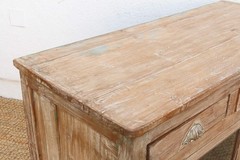 Early 20th Century Reverse Glass Painted Buffet Cabinet