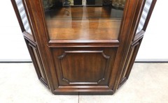 Century Furniture Tall 85″ Wood & Glass Framed Display/Storage Cabinet (2 Avail)