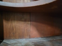 Circa 1860’s 2 piece Walnut Corner Cabinet