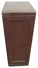 Antique Wooden Mahogany Kitchen Cabinet 19 x 51 in.