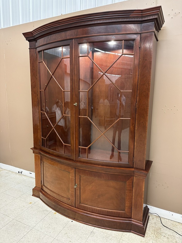 Baker Bowfront China Cabinet