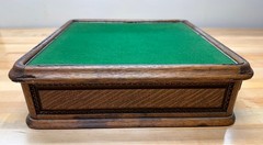 Antique Oak Harvard Co. Dental Desk Top Instrument Cabinet Canton OH c 1908-1920