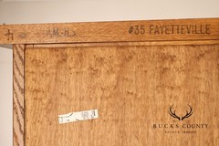 Stickley Mission Collection Oak China Cabinet With Strap Hardware